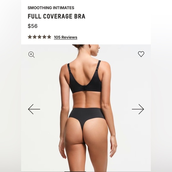 [Skims] NWT Smoothing Full Coverage Lightly Lined Bra - Picture 4 of 7